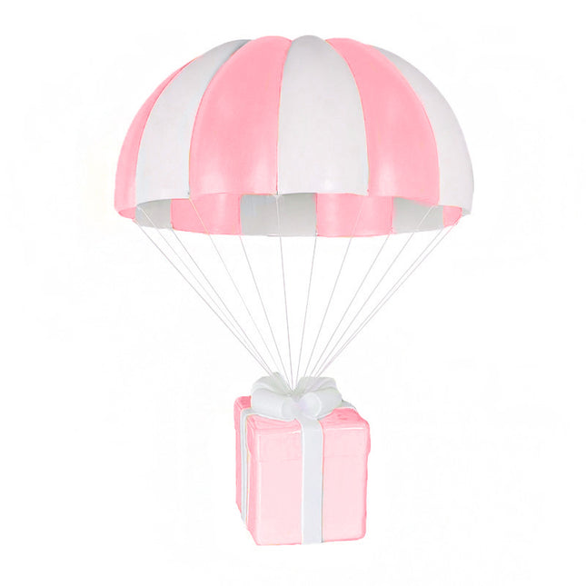 Pink Hanging Parachute Gift Life Size Statue
