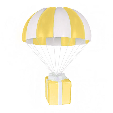 Yellow Hanging Parachute Gift Life Size Statue