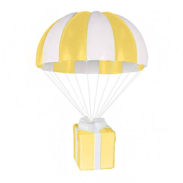 Yellow Hanging Parachute Gift Life Size Statue