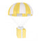 Yellow Hanging Parachute Gift Life Size Statue