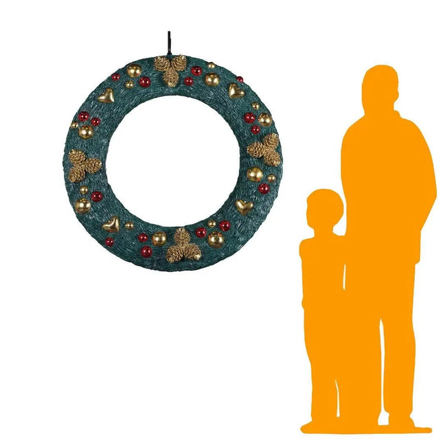 Christmas Wreath Statue - LM Treasures