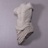 Male Stone Torso Wall Decor Statue