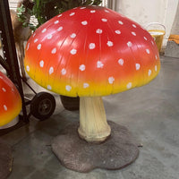 Medium Red Mushroom Over Sized Statue - LM Treasures 