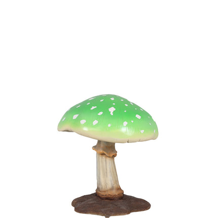 Medium Green Mushroom Over Sized Statue - LM Treasures 