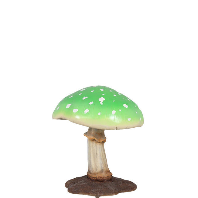 Medium Green Mushroom Over Sized Statue - LM Treasures 