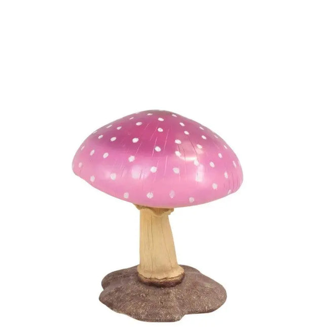 Medium Pink Mushroom Over Sized Statue LM Treasures - T
