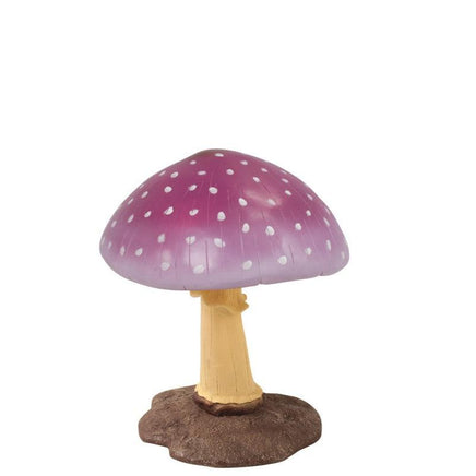 Medium Purple Mushroom Over Sized Statue - LM Treasures 