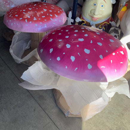 Large Purple Mushroom Over Sized Statue - LM Treasures 