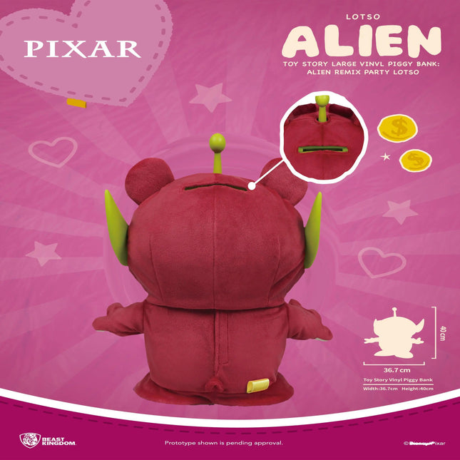 Toy Story Alien Lotso Piggy Bank Statue LM Treasures - BK