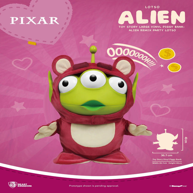 Toy Story Alien Lotso Piggy Bank Statue LM Treasures - BK