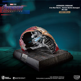 Avengers: Endgame Iron Man Mark 50 Helmet Battle Table Top Statue - LM Treasures 