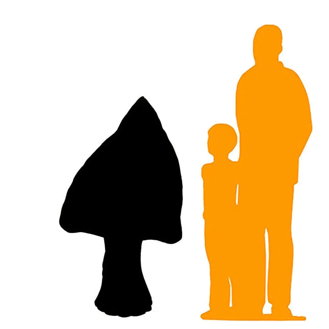 Green Fantasy Mushroom Over Sized Statue LM Treasures - T