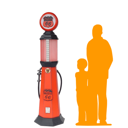 Gas Pump CD Rack Life Size Staute - LM Treasures 