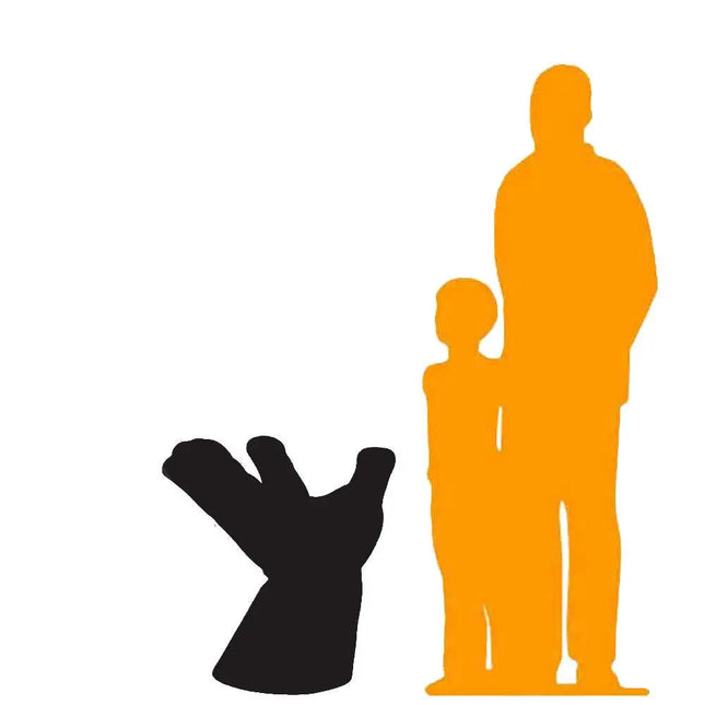 Blue Hand Chair Life Size Statue LM Treasures - A