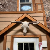 Small Bull Skull Life Size Statue - LM Treasures 