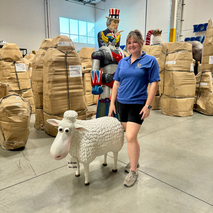Comic Counting Sheep Life Size Statue LM Treasures - A