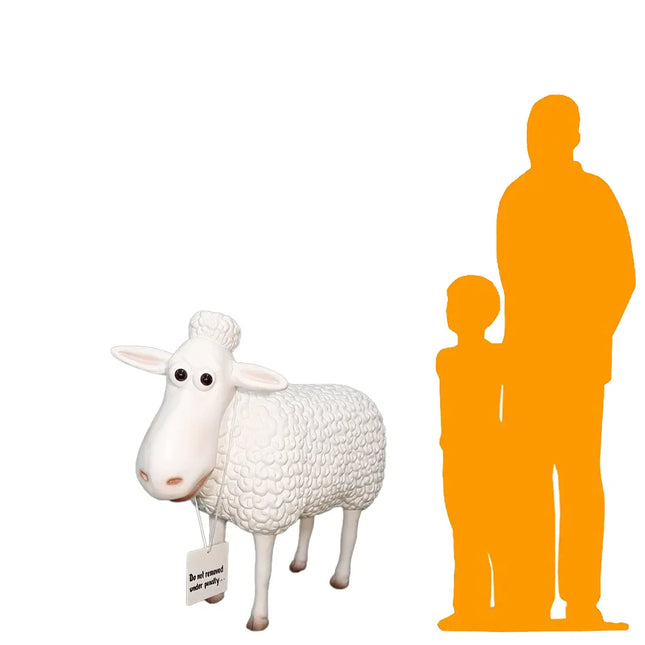 Comic Counting Sheep Life Size Statue