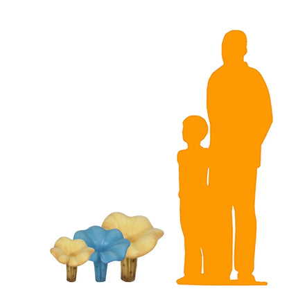 Small Chanterelle Mushroom Over Sized Statue LM Treasures - T