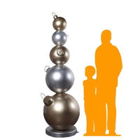 Stacked Christmas Ornaments Over Sized Statue - LM Treasures 