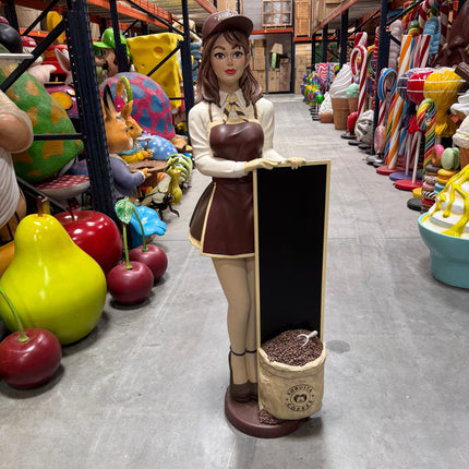 Anime Barista Menu Board Over Sized Statue LM Treasures - H