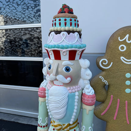 Pastel Nutcracker Candy Cake Over Sized Statue LM Treasures - H