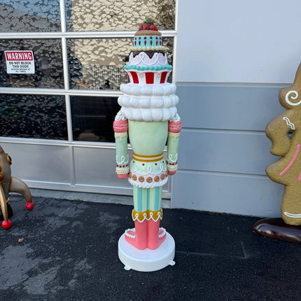 Pastel Nutcracker Candy Cake Over Sized Statue LM Treasures - H