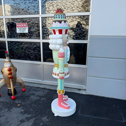 Pastel Nutcracker Candy Cake Over Sized Statue LM Treasures - H