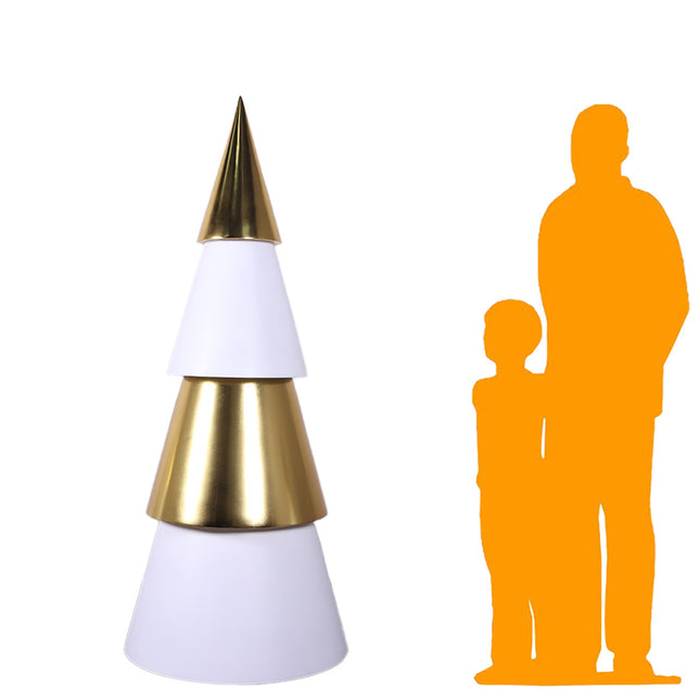 Modern Christmas Tree Quadro Life Size Statue