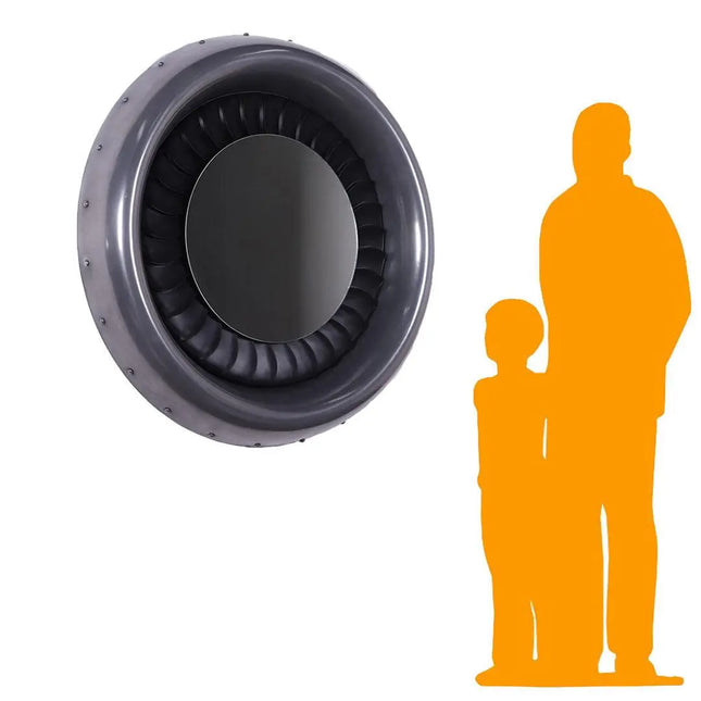 Jet Engine Mirror Over Sized Statue LM Treasures - H