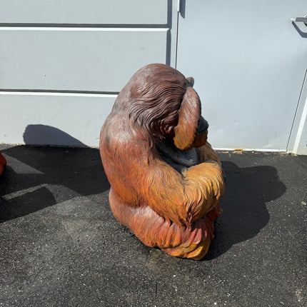 Orangutan Sitting Life Size Statue