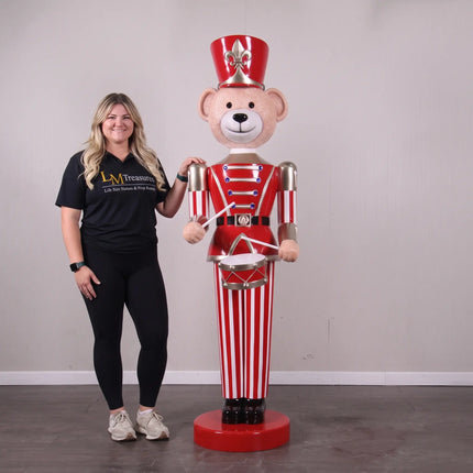 Large 6ft Nutcracker Bear Life Size Statue