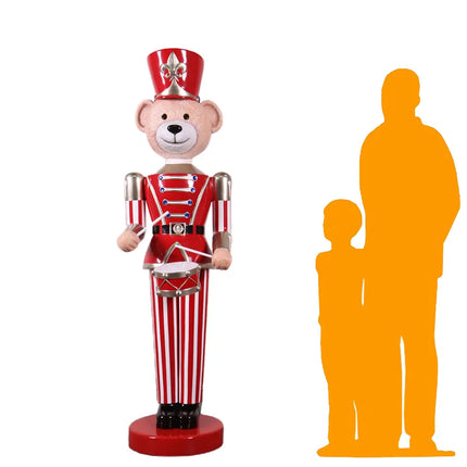 Large 6ft Nutcracker Bear Life Size Statue