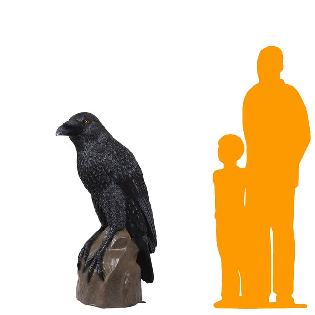 Mystic Night Raven Life Size Statue LM Treasures - H