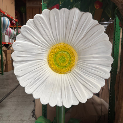 Large Daisy In Pot Over Sized Flower Statue