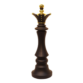 Black Queen Chess Piece Life Size Statue - LM Treasures 