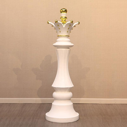 White Queen Chess Piece Life Size Statue - LM Treasures 