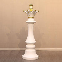 White Queen Chess Piece Life Size Statue - LM Treasures 