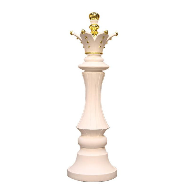 White Queen Chess Piece Life Size Statue - LM Treasures 