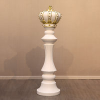 White King Chess Piece Life Size Statue - LM Treasures 
