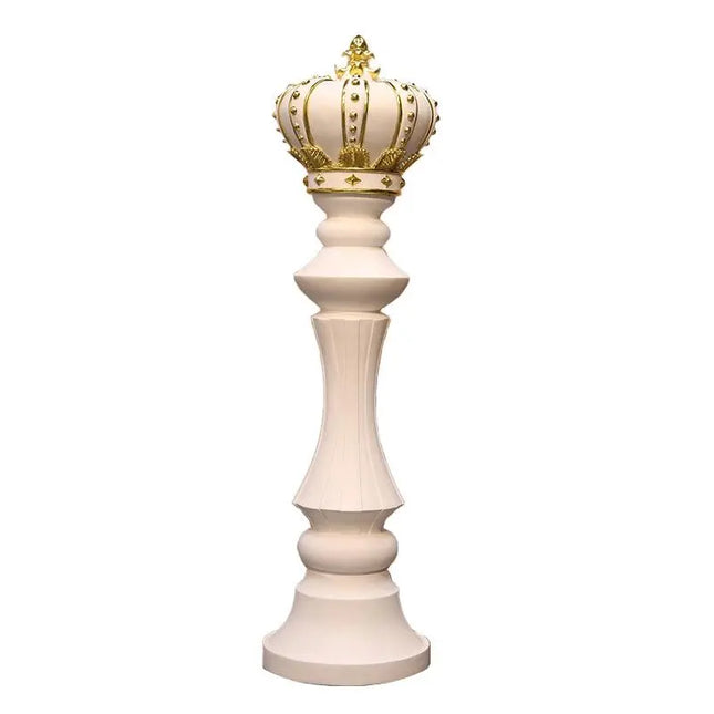 White King Chess Piece Life Size Statue LM Treasures - H