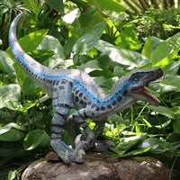 Velociraptor Baby Thunder Dinosaur Life Size Statue - LM Treasures 