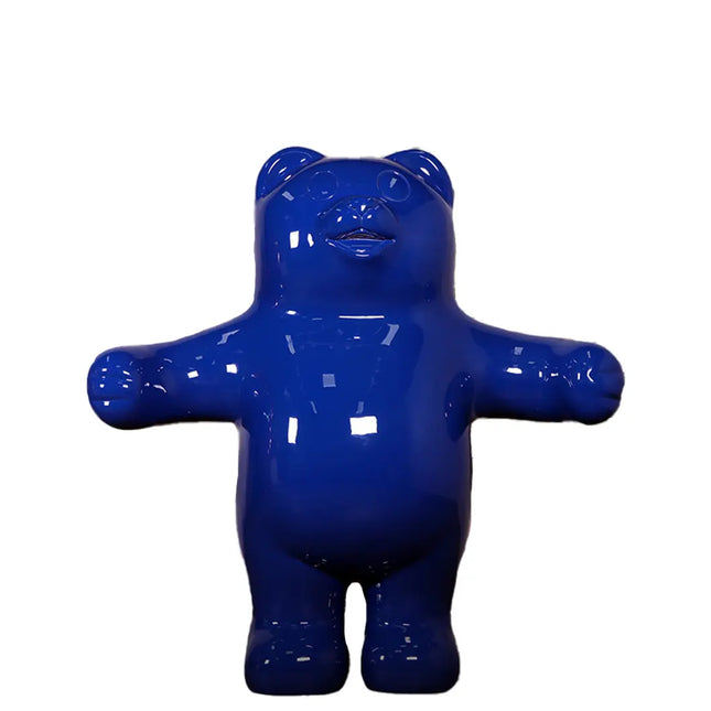 Jumbo Blue Gummy Bear Over Sized Statue LM Treasures - H