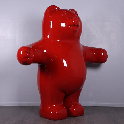 Jumbo Red Gummy Bear Over Sized Statue - LM Treasures 