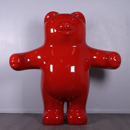 Jumbo Red Gummy Bear Over Sized Statue - LM Treasures 