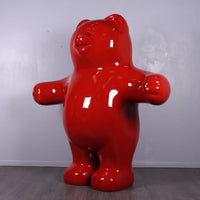 Jumbo Red Gummy Bear Over Sized Statue - LM Treasures 