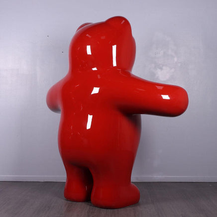 Jumbo Red Gummy Bear Over Sized Statue - LM Treasures 