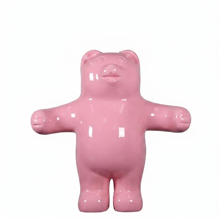Jumbo Light Pink Gummy Bear Over Sized Statue