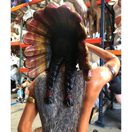 Tobacco Indian Cigar Store Life Size Statue - LM Treasures 