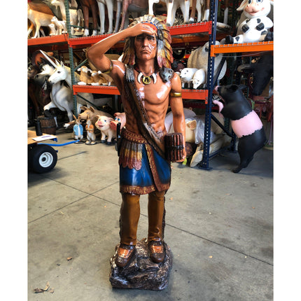 Tobacco Indian Cigar Store Life Size Statue - LM Treasures 