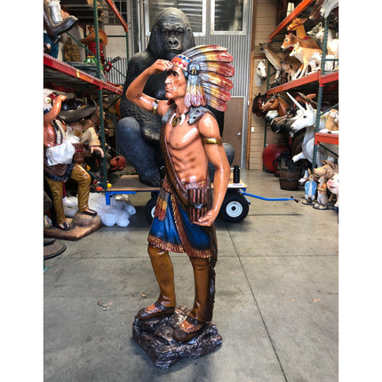 Tobacco Indian Cigar Store Life Size Statue - LM Treasures 